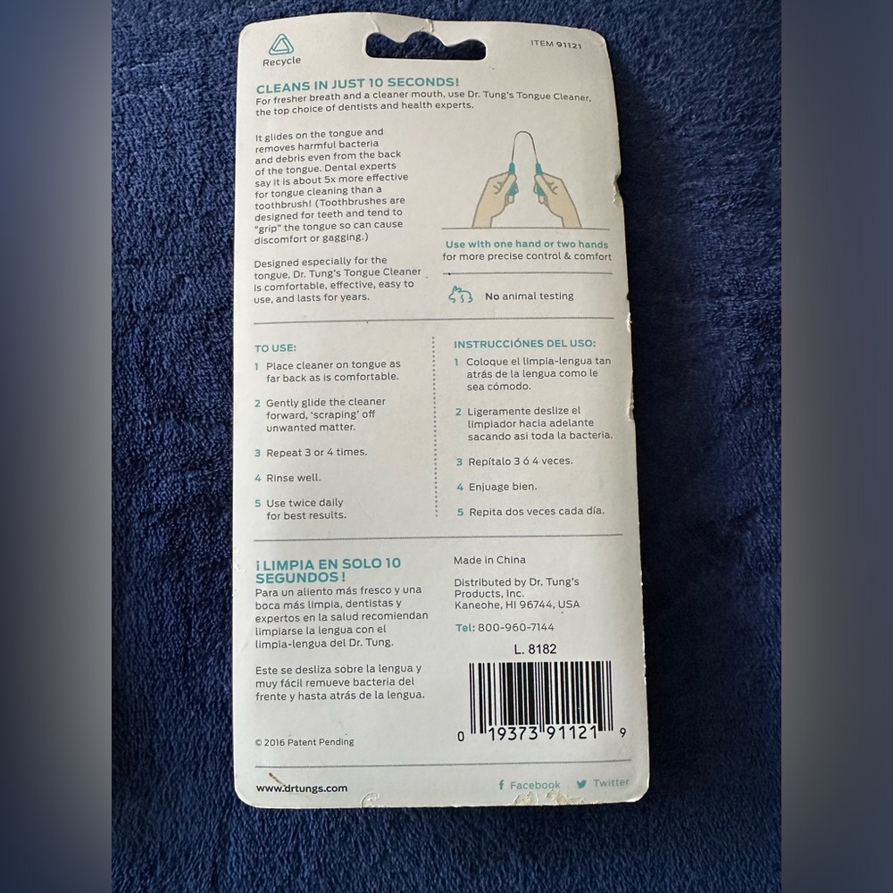 Set of Three(3) Dr. Tung’s Tongue Cleaner - Picture 5 of 5